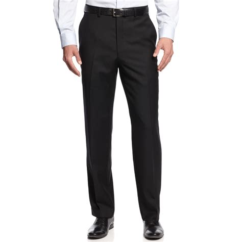 michael kors mens solid classic fit stretch dress pants|Michael Kors jogger pants women.